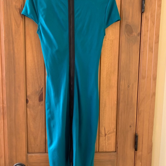 Kenneth Cole turquoise dress, size 8 - Picture 4 of 5